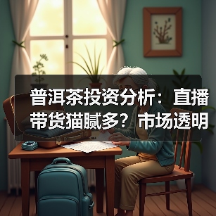 普洱茶投资分析:直播带货猫腻多?市场透明化需要时间(图1) 普洱茶投资分析:直播带货猫腻多?市场透明化需要时间(图1)