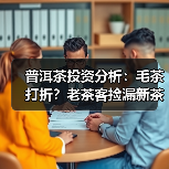 普洱茶投资分析：毛茶打折？老茶客捡漏新茶客踩雷！（图1）