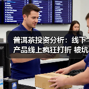 普洱茶投资分析:线下产品线上疯狂打折 被坑的岂止是经销商(图4) 普洱茶投资分析:线下产品线上疯狂打折 被坑的岂止是经销商(图4)
