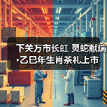 下关万市长虹 灵蛇献瑞·乙巳年生肖茶礼上市（图1）