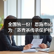 全国独一份!恩施市成为“蒸青茶传承保护核心区”!(图4) 全国独一份!恩施市成为“蒸青茶传承保护核心区”!(图4)