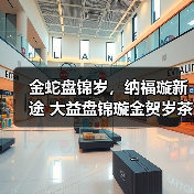 金蛇盘锦岁,纳福璇新途 大益盘锦璇金贺岁茶礼上新(图2) 金蛇盘锦岁,纳福璇新途 大益盘锦璇金贺岁茶礼上新(图2)