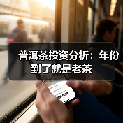 普洱茶投资分析：年份到了就是老茶