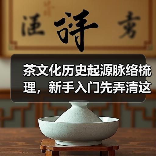茶文化历史起源脉络梳理,新手入门先弄清这