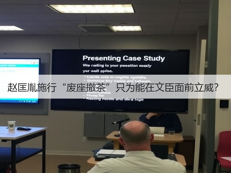 赵匡胤施行“废座撤茶”只为能在文臣面前立