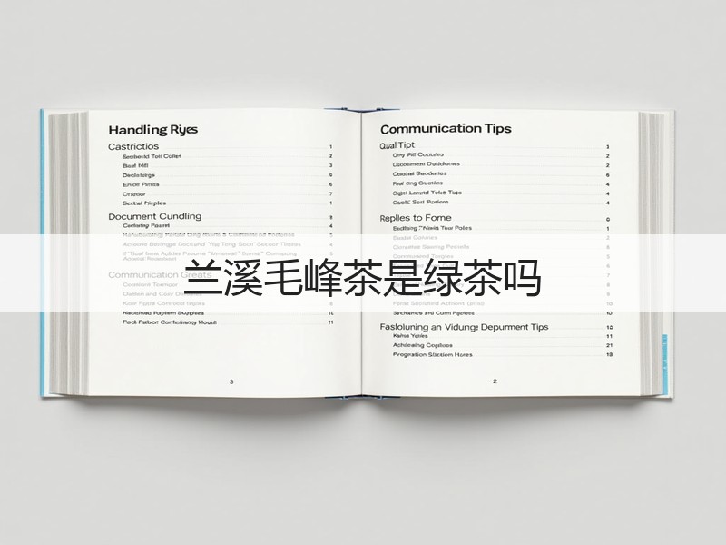 兰溪毛峰茶是绿茶吗(图3)