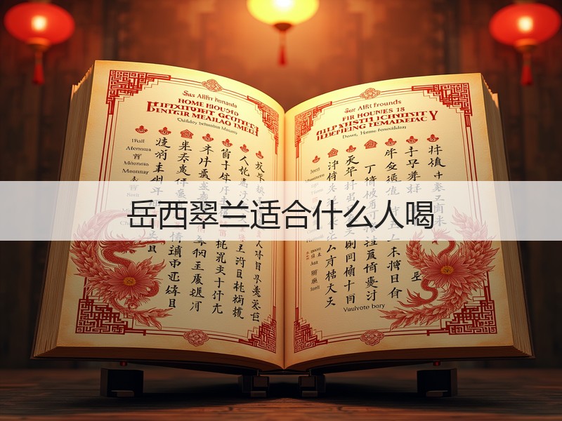 岳西翠兰适合什么人喝(图2) 岳西翠兰适合什么人喝(图2)