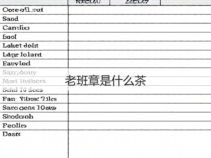 老班章是什么茶(图3)
