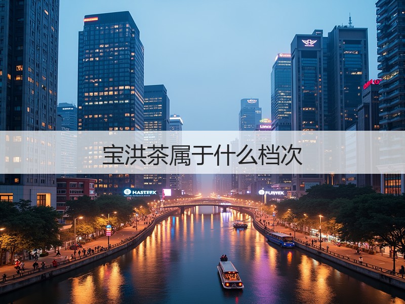 宝洪茶属于什么档次(图2)