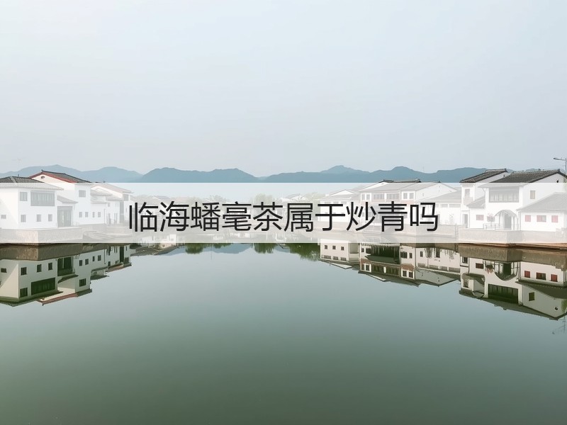临海蟠毫茶属于炒青吗(图3) 临海蟠毫茶属于炒青吗(图3)