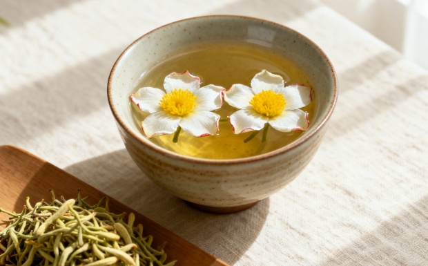 金银花茶好不好喝